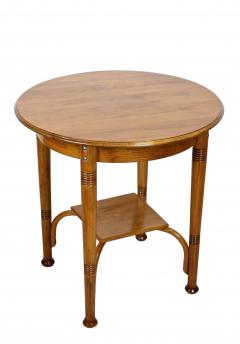  Thonet 20th Century Art Nouveau Thonet Seating Set 4 Chairs With Table AT circa 1915 - 4500967