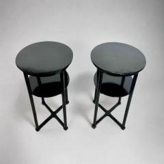  Thonet A Pair of Vienna Secessionist Oval Two tier Side Tables by Josef Hoffmann 1905 - 4627663