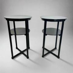  Thonet A Pair of Vienna Secessionist Oval Two tier Side Tables by Josef Hoffmann 1905 - 4627720