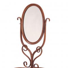  Thonet A Rare Thonet Bentwood Oak Shaving Stand Vanity with Mirror 19th C  - 4333002