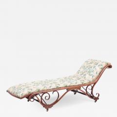  Thonet A bentwood and upholstered chaise lounge by Thonet circa 1900  - 2590867