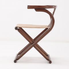  Thonet A pair of Thonet style folding sling chairs having downswept arms  - 3572515