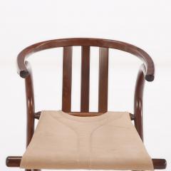  Thonet A pair of Thonet style folding sling chairs having downswept arms  - 3572521