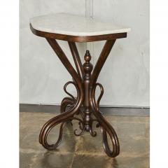  Thonet Bentwood Console Table with Marble Top - 3046209