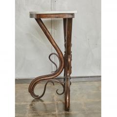  Thonet Bentwood Console Table with Marble Top - 3046211