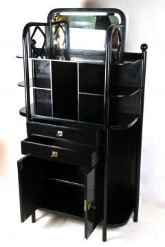  Thonet Black Art Nouveau Display Cabinet by Josef Hoffmann for Thonet AT ca 1905 - 3445932