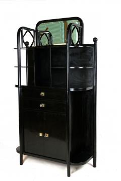  Thonet Black Art Nouveau Display Cabinet by Josef Hoffmann for Thonet AT ca 1905 - 3445934
