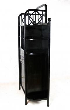  Thonet Black Art Nouveau Display Cabinet by Josef Hoffmann for Thonet AT ca 1905 - 3445937