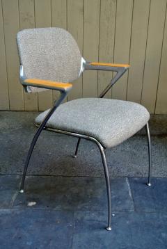  Thonet Four Aluminum and Chrome Thonet Armchairs from the Bonanza Casino circa 1970 - 570484