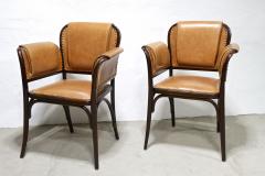  Thonet Pair Of 20th Century Art Nouveau Bentwood Armchairs by Thonet Austria ca 1904 - 3364372