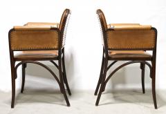  Thonet Pair Of 20th Century Art Nouveau Bentwood Armchairs by Thonet Austria ca 1904 - 3364376