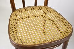  Thonet Set Of Two Art Nouveau Thonet Bentwood Chairs Vienesse Mesh AT ca 1895 - 4401858