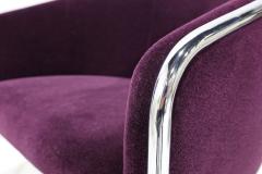 Thonet Thonet Barrel Back Club Chair in Mohair - 3349863