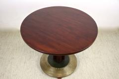  Thonet Thonet Bentwood Coffee Table with Hammered Brass Base Austria circa 1915 - 3443652