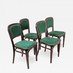  Thonet Thonet Chairs Set of Four by Marcel Kammerer Art Nouveau Austria circa 1910 - 3487761