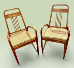  Thonet Thonet Model No 511 Vienna Secession Bentwood Armchairs circa 1904 - 4610129