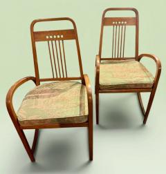 Thonet Thonet Model No 511 Vienna Secession Bentwood Armchairs circa 1904 - 4610133