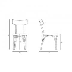  Thonet Thonet White Chair Made of Wood - 3347508