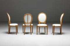  Thonet Thonet style Hand Carved Wooden Dining Chairs Mid Century Modern 1960s - 2344745