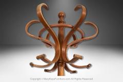  Thonet Vintage Bentwood Thonet Style Coat Hat Rack Hall Tree - 4020388