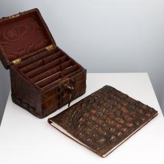  Thornhill Co Antique Early 20th Century Desk Set by Thornhill Co London Circa 1910 - 3215035