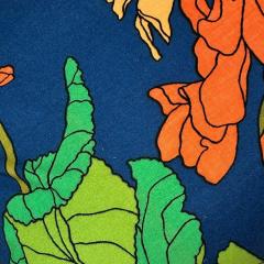  Threads Soft Goods 1970s Cotton Floral Pillow 16 x 24 USA 413a - 4323094