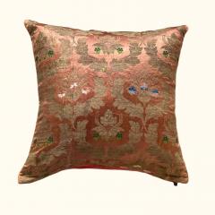  Threads Soft Goods Antique Austrian Silk Damask Pillow 20x20 Europe 348a - 4036632