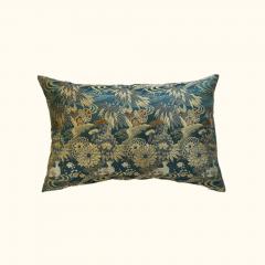  Threads Soft Goods Antique Silk Brocade Pillow 16x24 Japan 2571d - 4036828