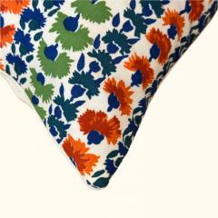  Threads Soft Goods Cotton Striped Floral Pillow 10 x 17 USA 414d - 4323203