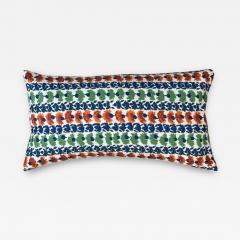  Threads Soft Goods Cotton Striped Floral Pillow 10 x 17 USA 414d - 4325944