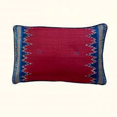  Threads Soft Goods Silk Ikat Sari Pillow 16 x 24 India 162g - 4323113