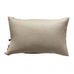  Threads Soft Goods Vintage Bamileke Royal Cloth Pillow 13 X 20 Cameroon 159O - 3989209