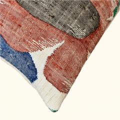  Threads Soft Goods Vintage Cotton Obi Pillow 11 x 17 Japan 435d - 4323066