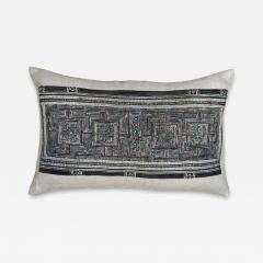  Threads Soft Goods Vintage Hmong Batik Embroidered Pillow 16x24 China 466a - 4344855