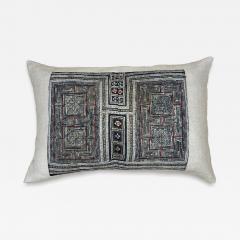  Threads Soft Goods Vintage Hmong Batik Embroidered Pillow 16x24 China 466b - 4344854