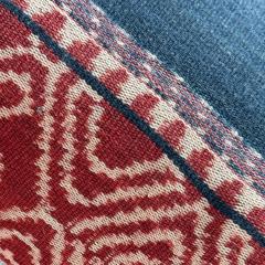  Threads Soft Goods Vintage Ikat Pillow 13 x 20 Indonesia 171f - 4323136