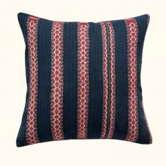 Threads Soft Goods Vintage Ikat Pillow 22 x 22 Indonesia 171d - 4323137