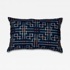  Threads Soft Goods Vintage Silk Ikat Kimono Pillow 11x17 Japan 428B - 4344859