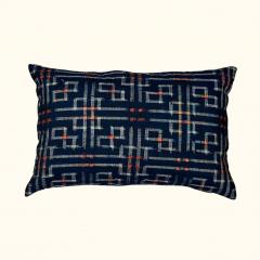  Threads Soft Goods Vintage Silk Ikat Kimono Pillow 11x17 Japan 428a - 4344871