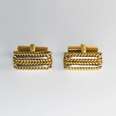  Tiffany Co 18K Yellow Gold Vintage Tiffany Co Cufflinks 20 4g - 4525986