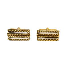 Tiffany Co 18K Yellow Gold Vintage Tiffany Co Cufflinks 20 4g - 4527313