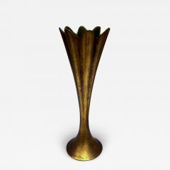  Tiffany Co 1960s Anthony Gold Leaf Vase Freeman McFarlin Pottery El Monte California - 3602907