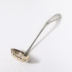  Tiffany Co Aesthetic Movement Tiffany Co Sterling Gold Washed Daisy Pattern Ladle - 4744863