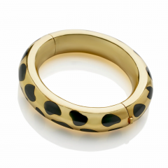  Tiffany Co Angela Cummings for Tiffany Co Black Jade Bangle Bracelet - 4026658