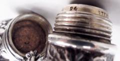 Tiffany Co Antique Tiffany Aesthetic Sterling Silver Vial Flask - 4253187