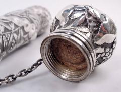  Tiffany Co Antique Tiffany Aesthetic Sterling Silver Vial Flask - 4253194