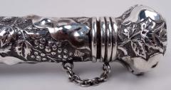  Tiffany Co Antique Tiffany Aesthetic Sterling Silver Vial Flask - 4253195