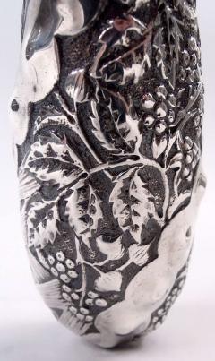  Tiffany Co Antique Tiffany Aesthetic Sterling Silver Vial Flask - 4253201