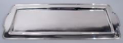  Tiffany Co Antique Tiffany American Art Deco Sterling Silver Bar Tray - 4353200