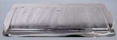  Tiffany Co Antique Tiffany American Art Deco Sterling Silver Bar Tray - 4353243